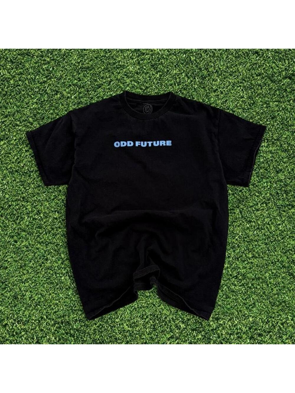 Odd Future Black Graphic T-Shirt Front & Back Print Size M